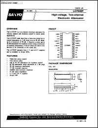 LB7535P datasheet: High-voltage, two-channel electronic attenuator LB7535P