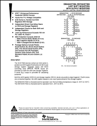 SN74AHCT594N datasheet:  8-BIT SHIFT REGISTERS WITH OUTPUT REGISTERS SN74AHCT594N