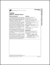 TP3420AN308 datasheet: ISDN S/T Interface Device TP3420AN308