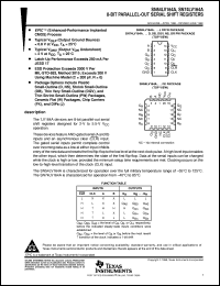 SN74LV164ADGVR datasheet:  8-BIT PARALLEL-OUT SERIAL SHIFT REGISTERS SN74LV164ADGVR