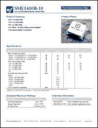 SME1400B-10 datasheet: Low cost broadcast surface mount mixer SME1400B-10