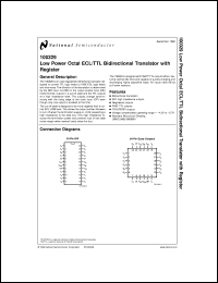 5962-9206601MXA datasheet: Low Power Octal ECL/TTL Bidirectional Translator with Register 5962-9206601MXA