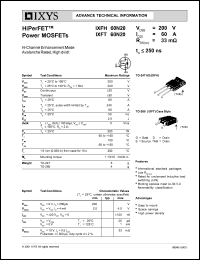 IXFT60N20 datasheet: 200V HiPerFET power MOSFET IXFT60N20