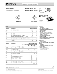 IXEN60N120D1 datasheet: 1200V NPT IGBT IXEN60N120D1