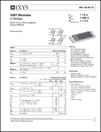 MKI50-06A7 datasheet: 600V IGBT module MKI50-06A7