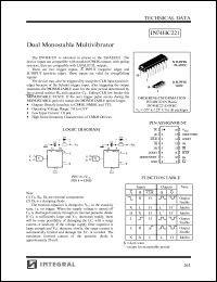 IN74HC221D datasheet: Dual monostable multivibrator IN74HC221D