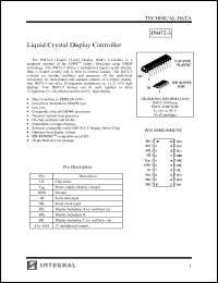 IN472-3DW datasheet: Liquid crystal display controller IN472-3DW
