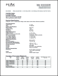 P8SG-2415EH52M datasheet: Input voltage:24V, output voltage 15V (100mA), 5.2KV isolated 1.5W regulated single output P8SG-2415EH52M