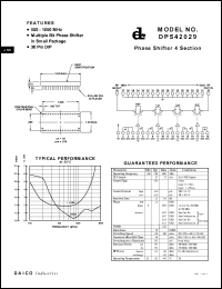 DPS42029 datasheet: 500-1000MHz phase shifter 4 section DPS42029