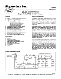 HV9906X datasheet: 10-400V flex switch HV9906X