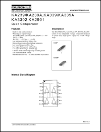 KA339A datasheet: Quad comparator KA339A