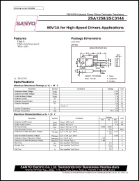 2SA1258 datasheet: PNP transistors for 60V/3A for high-speed drivers applications 2SA1258