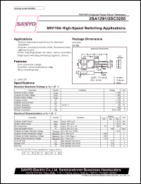 2SA1291 datasheet: PNP transistor 60V/10A for high-speed switching applications 2SA1291