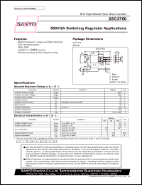 2SC3750 datasheet: NPN triple diffused planar silicon transistor 2SC3750