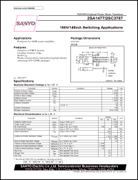 2SC3787 datasheet: NPN transistor 160V/140mA  for switching applications 2SC3787