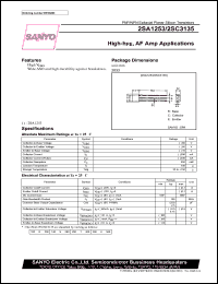 2SC3135 datasheet: NPN transistor for AF amp applications 2SC3135