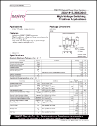 2SC3648 datasheet: NPN transistors for high-voltage switching, predriver applications 2SC3648