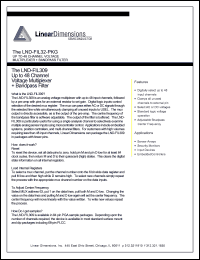 LND-FIL309 datasheet: Up to 48 channel voltage multiplexer + bandpass filter. LND-FIL309