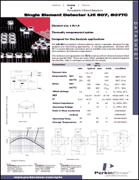 LHi807 datasheet: Single element detector LHi807