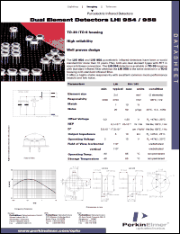 LHi954 datasheet: Dual element detector LHi954