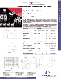 LHi968 datasheet: Dual element detector LHi968
