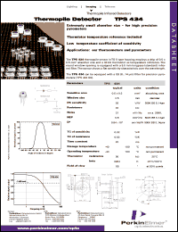 TPS434 datasheet: Thermopile detector TPS434