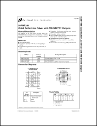 54ABT244MWA datasheet: Octal Buffer/Line Driver with TRI-STATE Outputs 54ABT244MWA