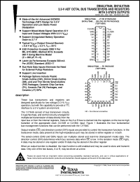 SNJ54LVT646FK datasheet:  3.3V ABT OCTAL BUS TRANSCEIVERS AND REGISTERS WITH 3-STATE OUTPUTS SNJ54LVT646FK