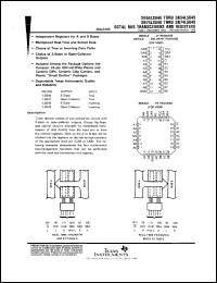 SN74LS646NT datasheet:  OCTAL BUS TRANSCEIVERS AND REGISTERS SN74LS646NT