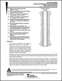 SN74LVCH16646ADGVR datasheet:  16-BIT BUS TRANSCEIVER AND REGISTER WITH 3-STATE OUTPUTS SN74LVCH16646ADGVR