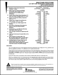 SN74LVTH16952DGGR datasheet:  3.3 V ABT 16-BIT REGISTERED TRANSCEIVERS WITH 3-STATE OUTPUTS SN74LVTH16952DGGR