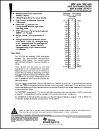 74AC16620DL datasheet:  16-BIT BUS TRANSCEIVERS WITH 3-STATE OUTPUTS 74AC16620DL