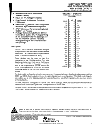 74ACT16623DL datasheet:  16-BIT BUS TRANSCEIVERS WITH 3-STATE OUTPUTS 74ACT16623DL