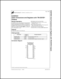 5962-9324201QKA datasheet: Octal Transceivers and Registers with TRI-STATE Outputs 5962-9324201QKA