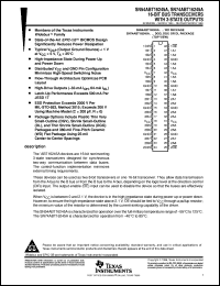 SN74ABT16245ADLR datasheet:  16-BIT BUS TRANSCEIVERS WITH 3-STATE OUTPUTS SN74ABT16245ADLR