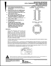 SN74ABT2245PWLE datasheet:  OCTAL TRANSCEIVERS AND LINE/MOS DRIVERS WITH 3-STATE OUTPUTS SN74ABT2245PWLE