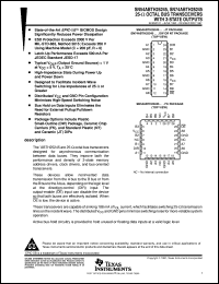 SN74ABTH25245DW datasheet:  25-OHM OCTAL BUS TRANSCEIVERS WITH 3-STATE OUTPUTS SN74ABTH25245DW