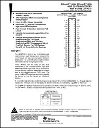 SN74AHCT16245DGVR datasheet:  16-BIT BUS TRANSCEIVERS WITH 3-STATE OUTPUTS SN74AHCT16245DGVR