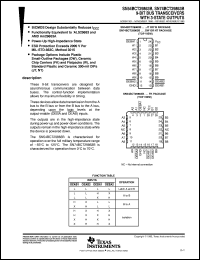 SN74BCT29863BNT datasheet:  9-BIT BUS TRANSCEIVERS SN74BCT29863BNT