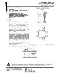 SN74HC623DWR datasheet:  OCTAL BUS TRANSCEIVERS WITH 3-STATE OUTPUTS SN74HC623DWR