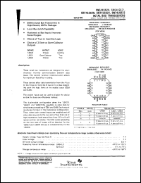 SN74LS623DW datasheet:  OCTAL BUS TRANSCEIVERS SN74LS623DW