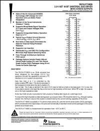 SN74LVT16835DGGR datasheet:  3.3-V ABT 18-BIT UNIVERSAL BUS DRIVER WITH 3-STATE OUTPUTS SN74LVT16835DGGR