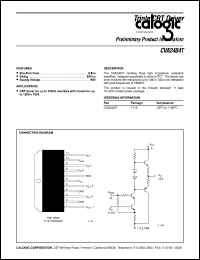 CVA2404T datasheet: Triple CRT driver CVA2404T