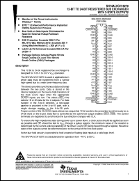 SN74ALVCH16270DL datasheet:  12-BIT TO 24-BIT REGISTERED BUS EXCHANGER WITH 3-STATE OUTPUTS SN74ALVCH16270DL