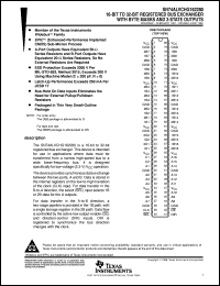 SN74ALVCHG162280DBBR datasheet:  16-TO-32 BIT REGISTERED BUS EXCHANGER WITH BYTE MASKS AND 3-STATE OUTPUTS SN74ALVCHG162280DBBR