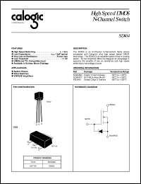 SD404CY datasheet: High-speed DMOS N-Channel  switch SD404CY