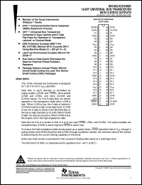 SN74ALVCH16501DGGR datasheet:  18-BIT UNIVERSAL BUS TRANSCEIVER WITH 3-STATE OUTPUTS SN74ALVCH16501DGGR