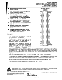 SN74ALVCH16600DLR datasheet:  18-BIT UNIVERSAL BUS TRANSCEIVER WITH 3-STATE OUTPUTS SN74ALVCH16600DLR