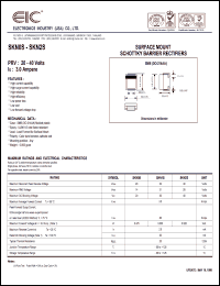 SKN0S datasheet: 20 V, 3.0 A, surface mount schottky barrier rectifier SKN0S