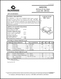 MDS350L datasheet: 350 W, 45 V, 1030-1090 MHz common base transistor MDS350L